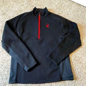 Spyder men’s quarter zip size medium